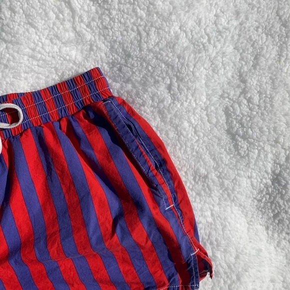 Urban Outfitters Red and Blue Striped Shorts Small - Picture 4 of 7